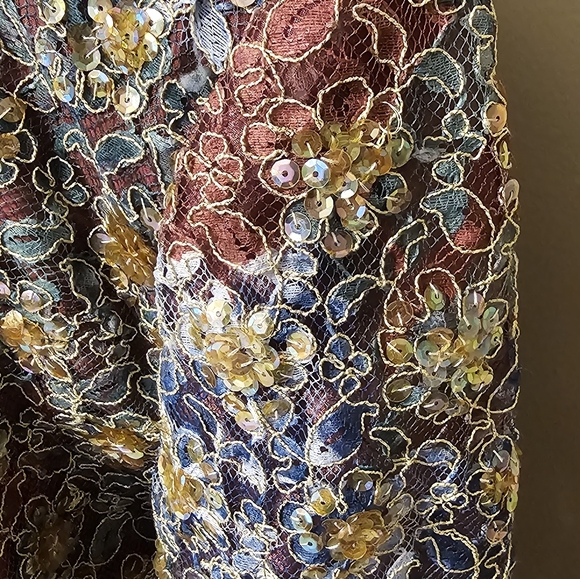 FABULOUS JONATHAN TAIT VINTAGE  TAFETTA PARTY DRESS!!! 👗 ❤️ 🩷 - Picture 10 of 16